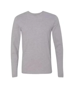 New Nayked Apparel Men'S Ridiculously Soft Long Sleeve 100% Cotton T-Shirt