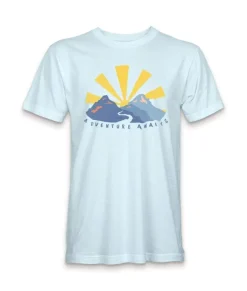 Online Nayked Apparel Men'S Ridiculously Soft Midweight Graphic Tee | Adventure Awaits