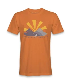 Online Nayked Apparel Men'S Ridiculously Soft Midweight Graphic Tee | Adventure Awaits