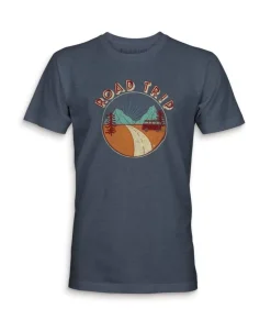 Clearance Nayked Apparel Men'S Ridiculously Soft Midweight Graphic Tee | Road Trip