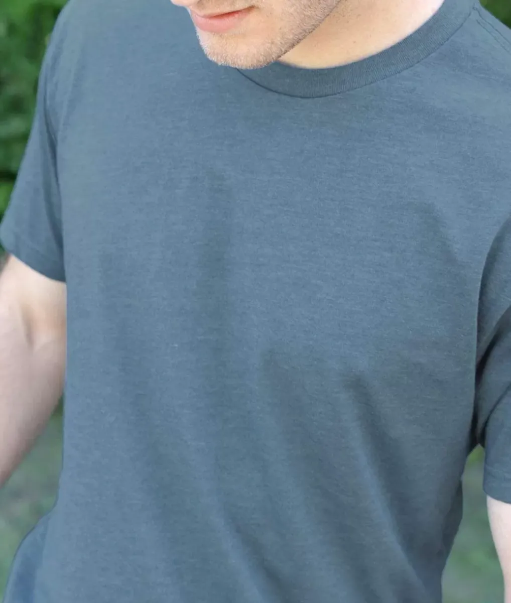 Hot Nayked Apparel Men'S Ridiculously Soft Midweight Crew T-Shirt | Classic