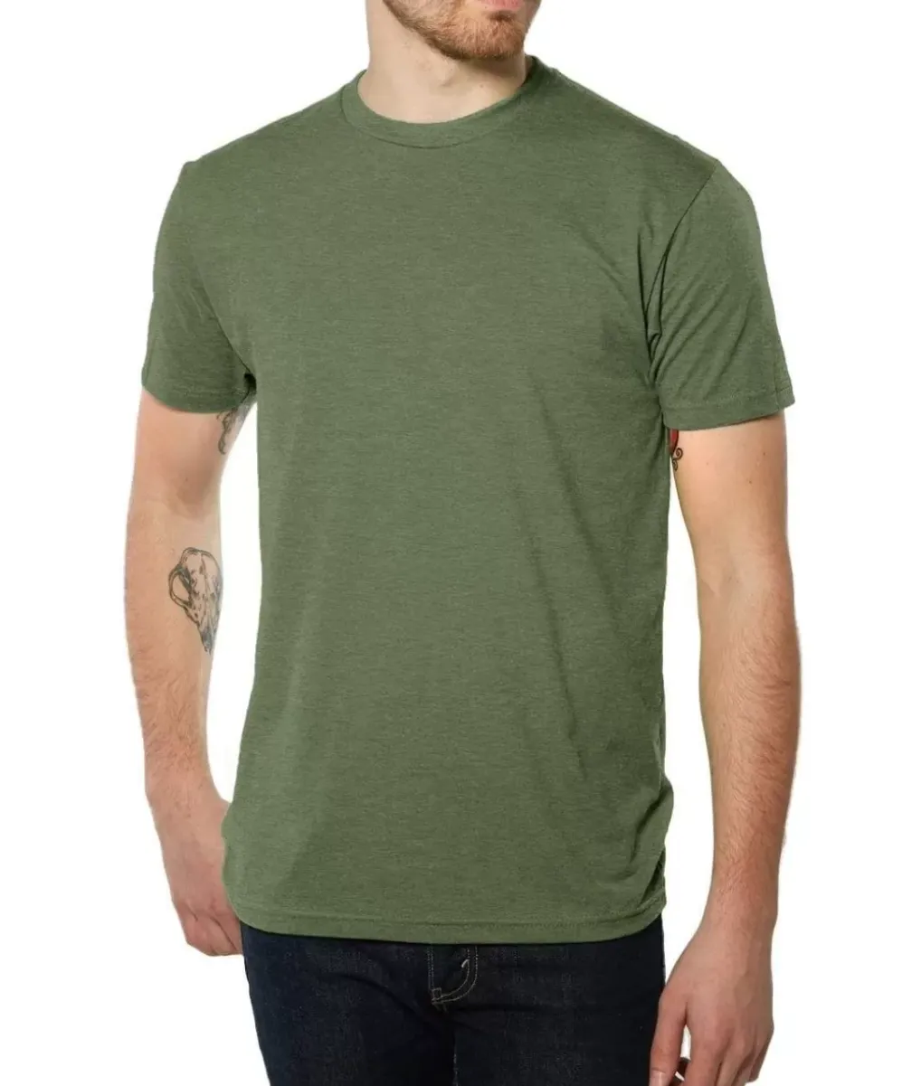 Hot Nayked Apparel Men'S Ridiculously Soft Midweight Crew T-Shirt | Classic