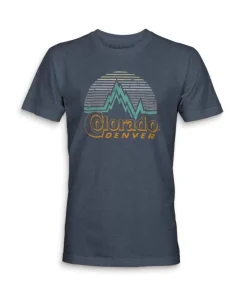 Hot Nayked Apparel Men'S Ridiculously Soft Midweight Graphic Tee | Denver Colorado
