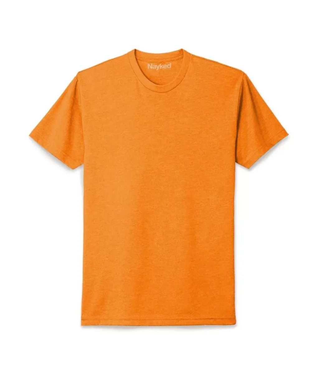 New Nayked Apparel Men'S Ridiculously Soft Midweight Big Crew T-Shirt