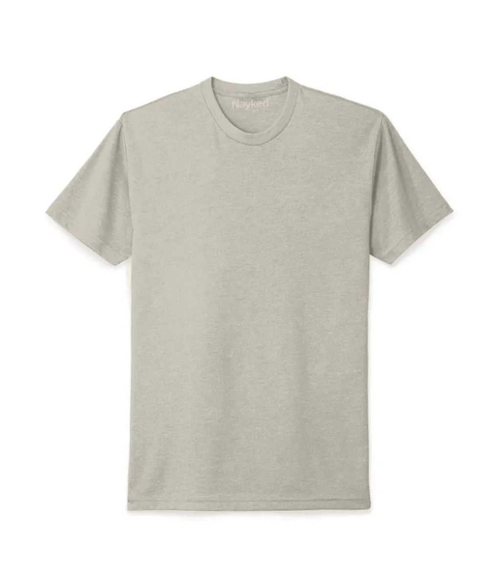 New Nayked Apparel Men'S Ridiculously Soft Midweight Big Crew T-Shirt