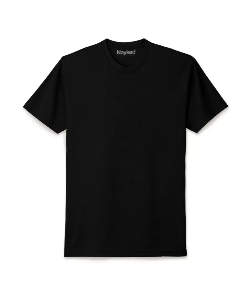 New Nayked Apparel Men'S Ridiculously Soft Midweight Big Crew T-Shirt