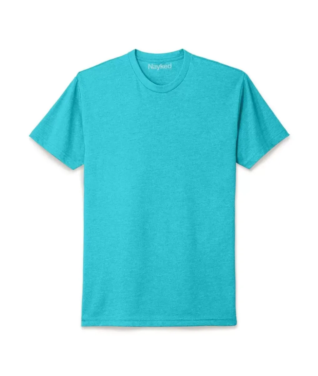New Nayked Apparel Men'S Ridiculously Soft Midweight Big Crew T-Shirt