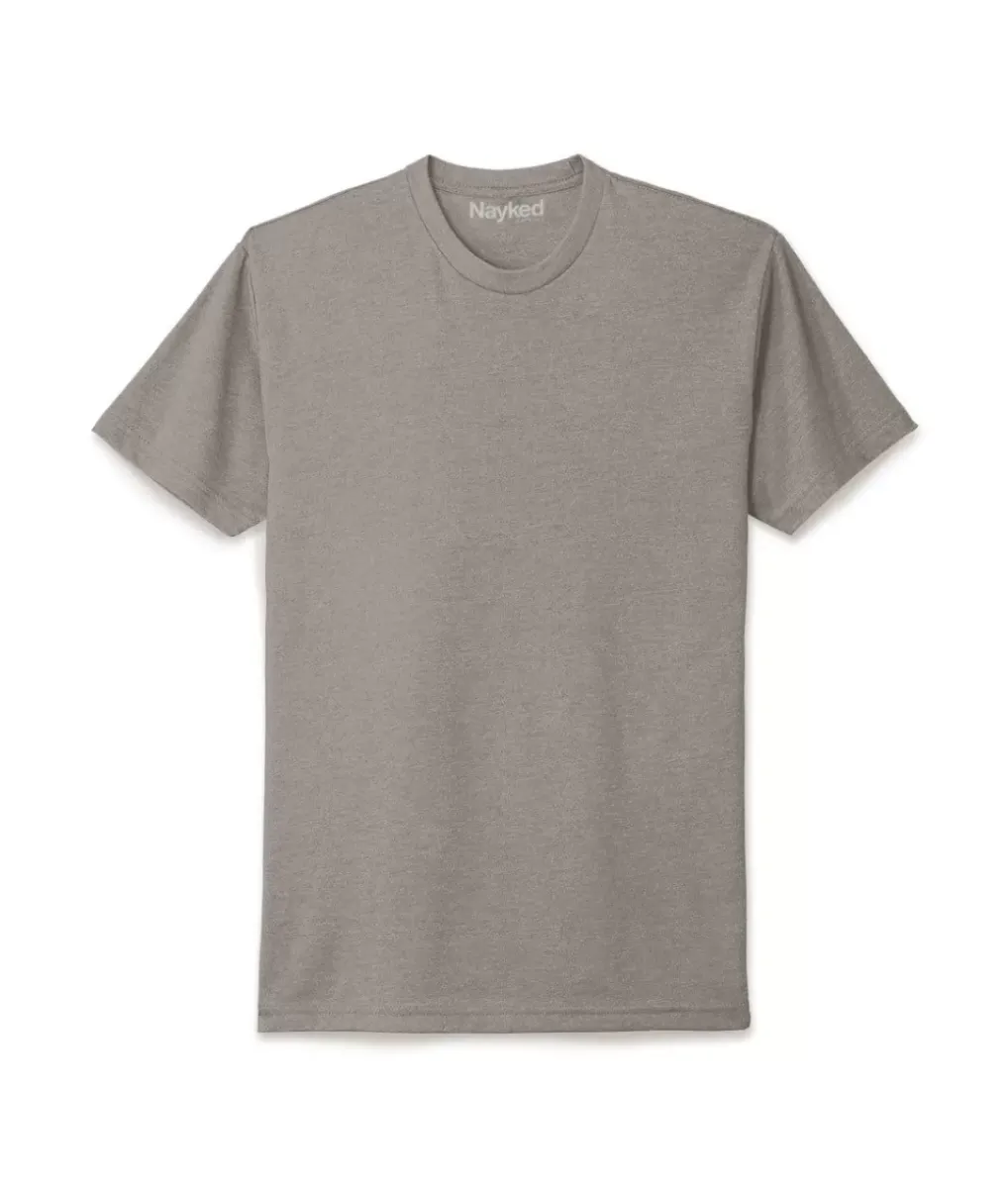 New Nayked Apparel Men'S Ridiculously Soft Midweight Big Crew T-Shirt