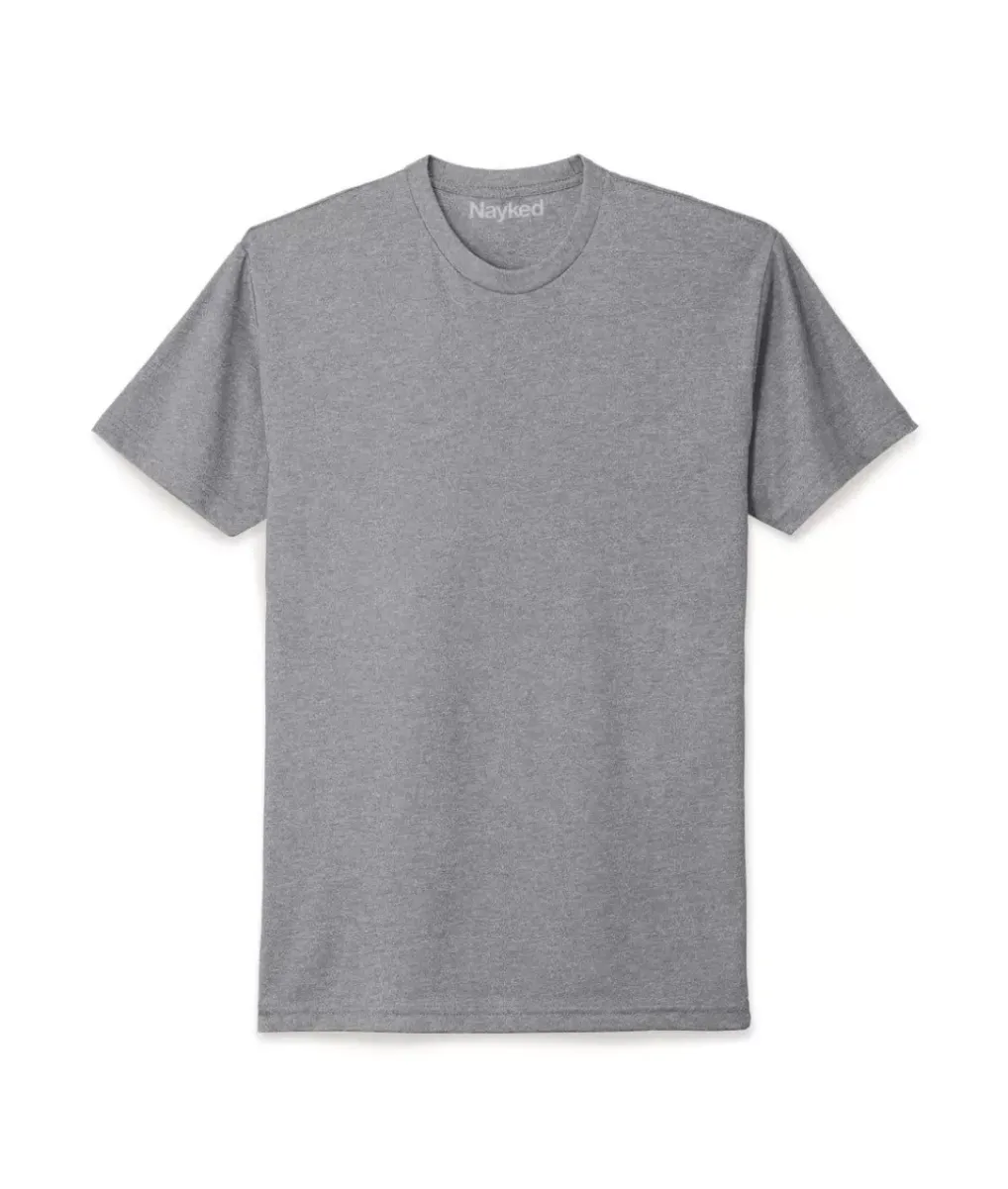 New Nayked Apparel Men'S Ridiculously Soft Midweight Big Crew T-Shirt