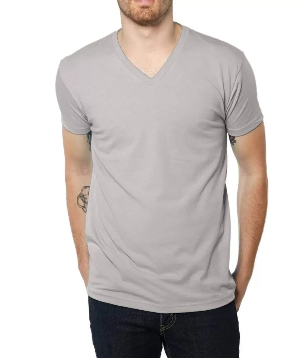 Online Nayked Apparel Men'S Ridiculously Soft Midweight V-Neck