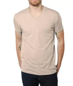Online Nayked Apparel Men'S Ridiculously Soft Midweight V-Neck
