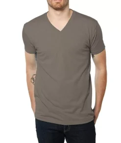 Online Nayked Apparel Men'S Ridiculously Soft Midweight V-Neck