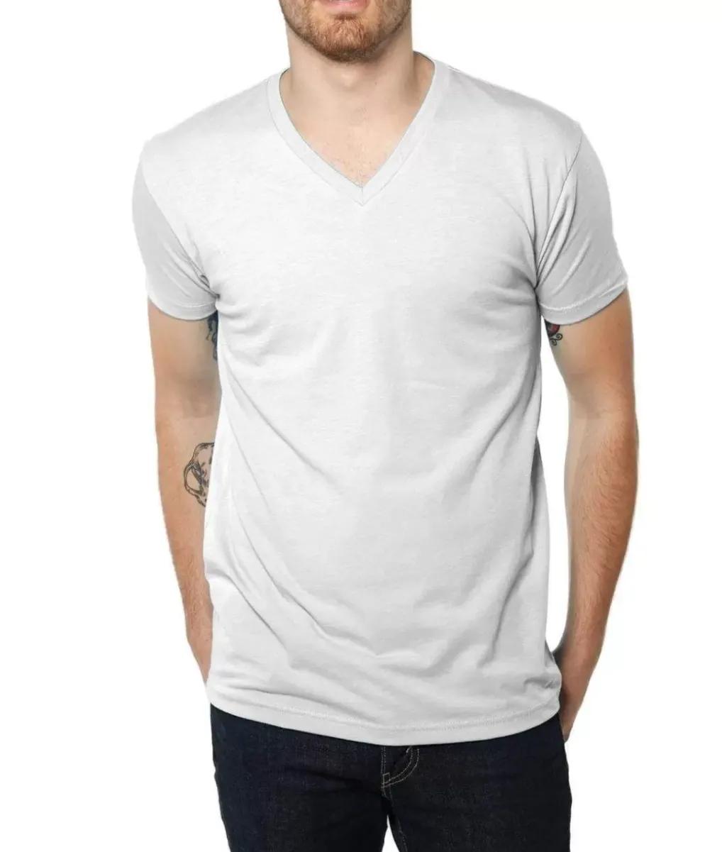 Online Nayked Apparel Men'S Ridiculously Soft Midweight V-Neck