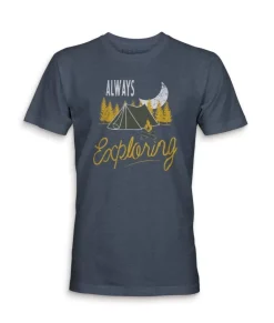 Hot Nayked Apparel Men'S Ridiculously Soft Midweight Graphic Tee | Always Exploring