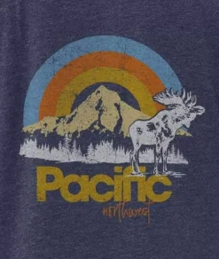 Outlet Nayked Apparel Men'S Ridiculously Soft Midweight Raglan Hooded Graphic Sweatshirt | Pacific Northwest