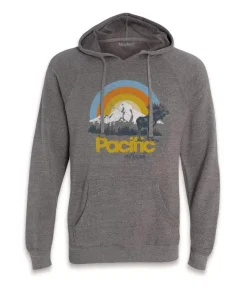 Outlet Nayked Apparel Men'S Ridiculously Soft Midweight Raglan Hooded Graphic Sweatshirt | Pacific Northwest