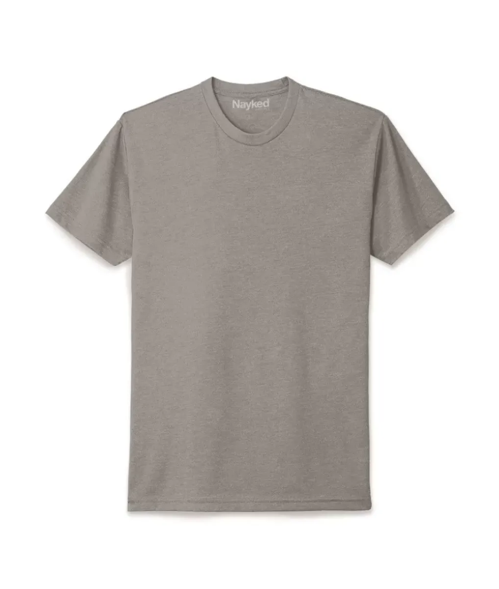 Online Nayked Apparel Men'S Ridiculously Soft Midweight Crew T-Shirt | New Arrival Colors