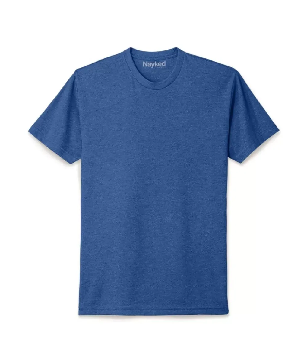 Online Nayked Apparel Men'S Ridiculously Soft Midweight Crew T-Shirt | New Arrival Colors
