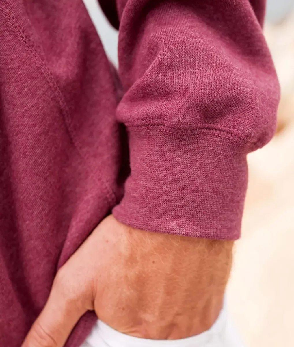 Online Nayked Apparel Men'S Ridiculously Soft Midweight Raglan Pullover