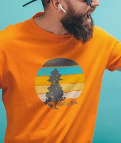 Clearance Nayked Apparel Men'S Ridiculously Soft Midweight Graphic Tee | Take A Hike