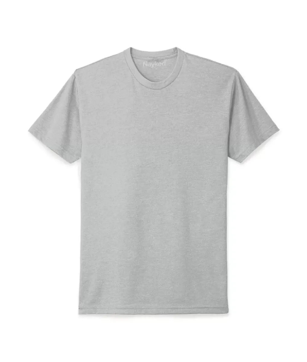 Online Nayked Apparel Men'S Ridiculously Soft Midweight Big Crew T-Shirt
