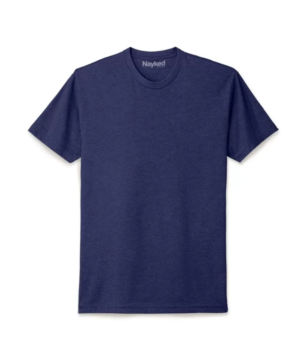 Online Nayked Apparel Men'S Ridiculously Soft Midweight Big Crew T-Shirt