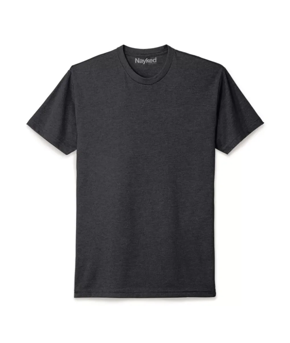 Online Nayked Apparel Men'S Ridiculously Soft Midweight Big Crew T-Shirt