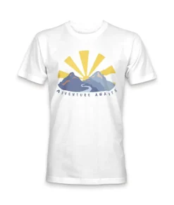 Discount Nayked Apparel Men'S Ridiculously Soft Midweight Graphic Tee | Adventure Awaits