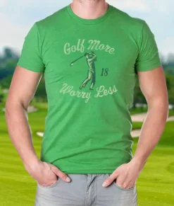 Sale Nayked Apparel Men'S Ridiculously Soft Midweight Graphic T-Shirt | Golf More, Worry Less