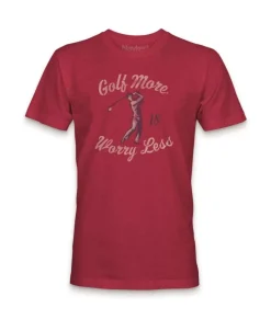 Sale Nayked Apparel Men'S Ridiculously Soft Midweight Graphic T-Shirt | Golf More, Worry Less