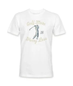 Sale Nayked Apparel Men'S Ridiculously Soft Midweight Graphic T-Shirt | Golf More, Worry Less