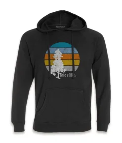 Sale Nayked Apparel Men'S Ridiculously Soft Midweight Raglan Hooded Graphic Sweatshirt | Take A Hike