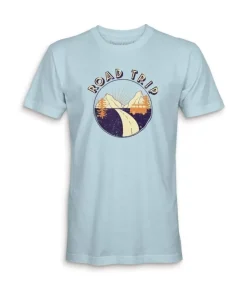 Online Nayked Apparel Men'S Ridiculously Soft Midweight Graphic Tee | Road Trip