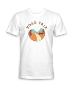 Online Nayked Apparel Men'S Ridiculously Soft Midweight Graphic Tee | Road Trip