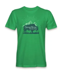 Fashion Nayked Apparel Men'S Ridiculously Soft Midweight Graphic Tee | Grand Teton National Park