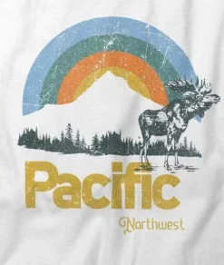 Fashion Nayked Apparel Men'S Ridiculously Soft Midweight Graphic Tee | Pacific Northwest