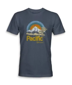 Clearance Nayked Apparel Men'S Ridiculously Soft Midweight Graphic Tee | Pacific Northwest