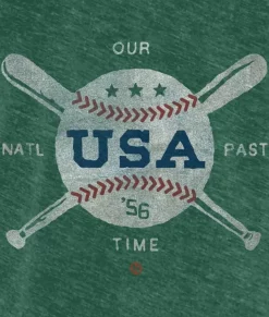 Online Nayked Apparel Men'S Ridiculously Soft Midweight Raglan Hooded Sweatshirt | Vintage Baseball Graphic