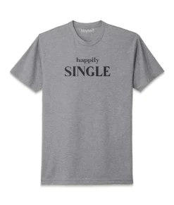 Sale Nayked Apparel Men'S Ridiculously Soft Midweight Graphic T-Shirt | Happily Single