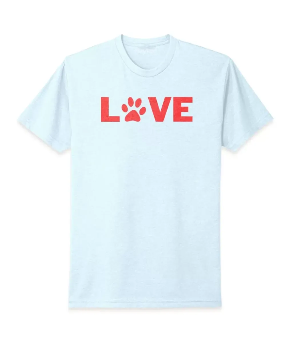 Discount Nayked Apparel Men'S Ridiculously Soft Midweight Valentine'S Day Graphic T-Shirt | Love My Pet