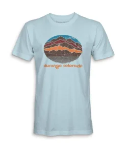 Fashion Nayked Apparel Men'S Ridiculously Soft Midweight Graphic Tee | Durango Colorado
