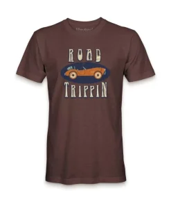 New Nayked Apparel Men'S Ridiculously Soft Midweight Graphic Tee | Road Trippin