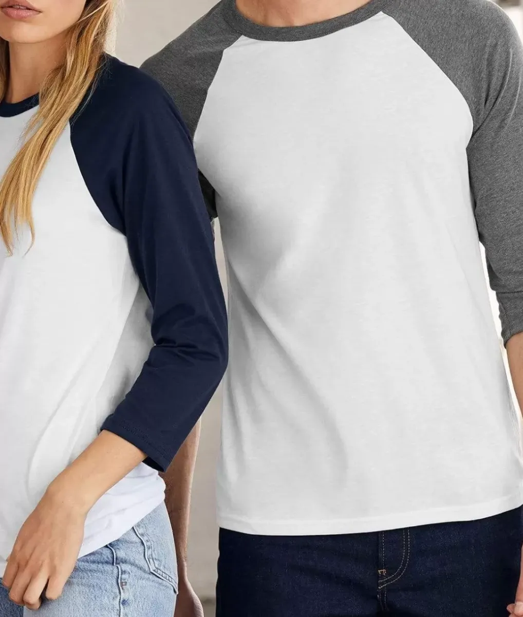 Clearance Nayked Apparel Men'S Ridiculously Soft Midweight Baseball Shirt