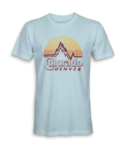 Clearance Nayked Apparel Men'S Ridiculously Soft Midweight Graphic Tee | Denver Colorado