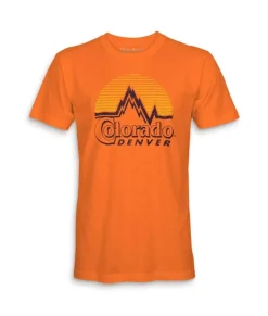 Clearance Nayked Apparel Men'S Ridiculously Soft Midweight Graphic Tee | Denver Colorado