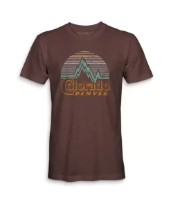 Clearance Nayked Apparel Men'S Ridiculously Soft Midweight Graphic Tee | Denver Colorado