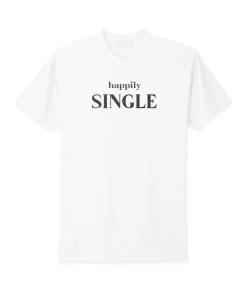 Hot Nayked Apparel Men'S Ridiculously Soft Midweight Graphic T-Shirt | Happily Single