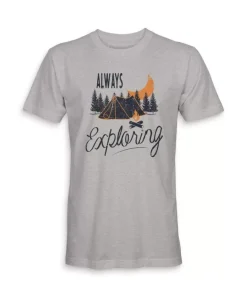 Fashion Nayked Apparel Men'S Ridiculously Soft Midweight Graphic Tee | Always Exploring