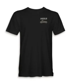 Hot Nayked Apparel Men'S Ridiculously Soft Midweight Sueded Graphic Tee | American Motorcycles