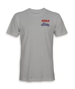 Hot Nayked Apparel Men'S Ridiculously Soft Midweight Sueded Graphic Tee | American Motorcycles